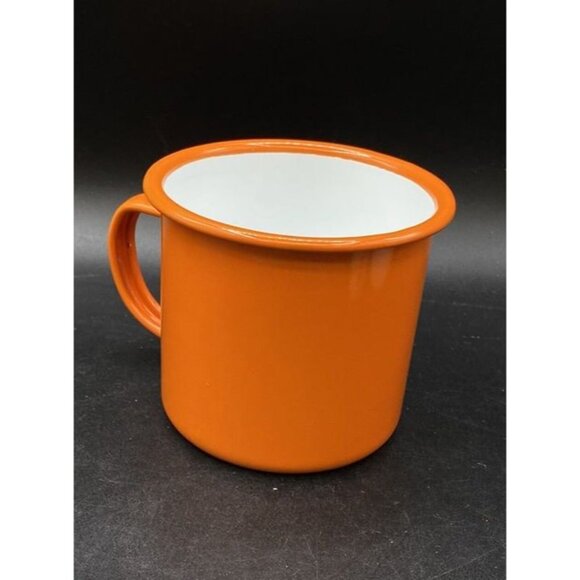 Kenny Chesney Orange White Metal Coffee Campfire Mug Cup No Shoes Nation - Picture 5 of 7